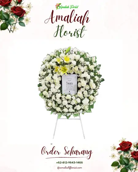 Krans Bunga Duka Rumah Duka Krematorium Nirwana Bekasi